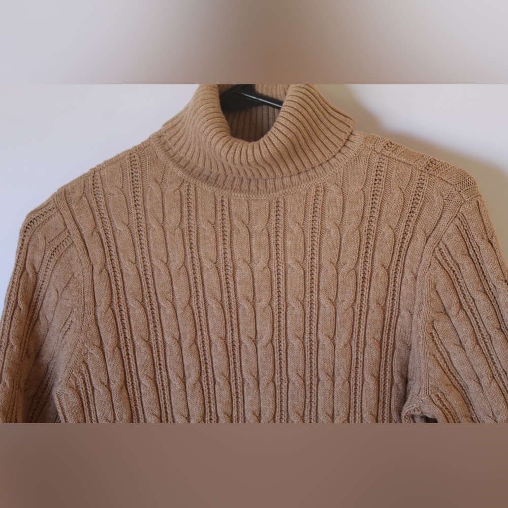 St. John's Bay Classic Knit Sweater in Brown